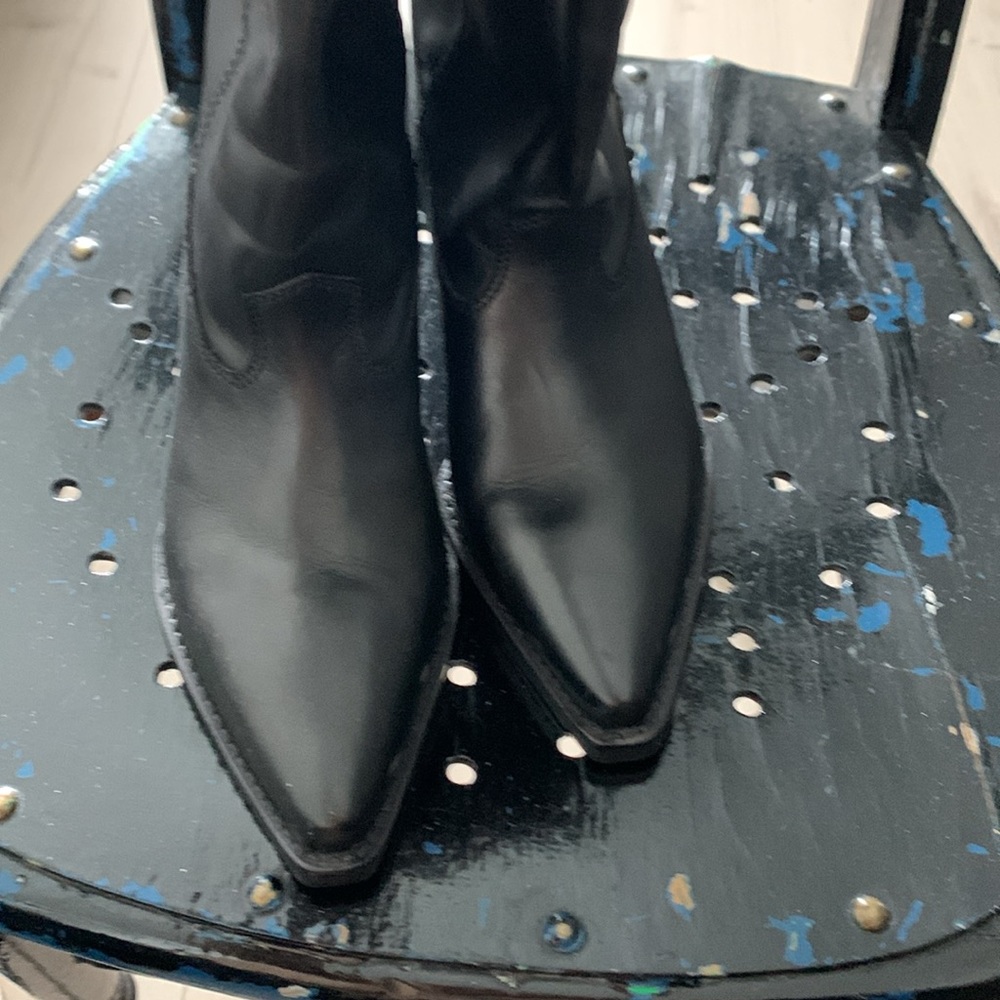 Cowboy leather brand new boots Zara - Picture 4 of 5